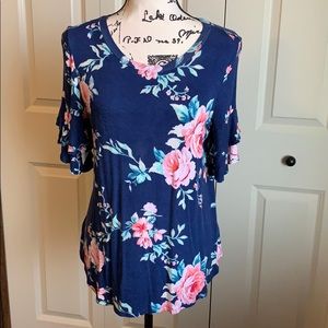 Floral tee